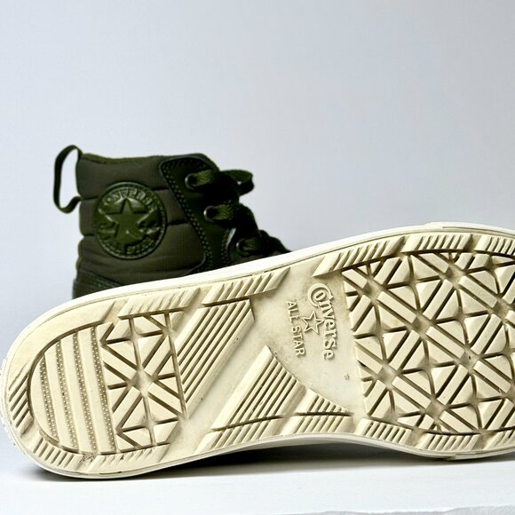 Converse All Star Berkshire Boots Cargo Khaki Egret US Sz Men's 8 / Women's 10 - Picture 12 of 14
